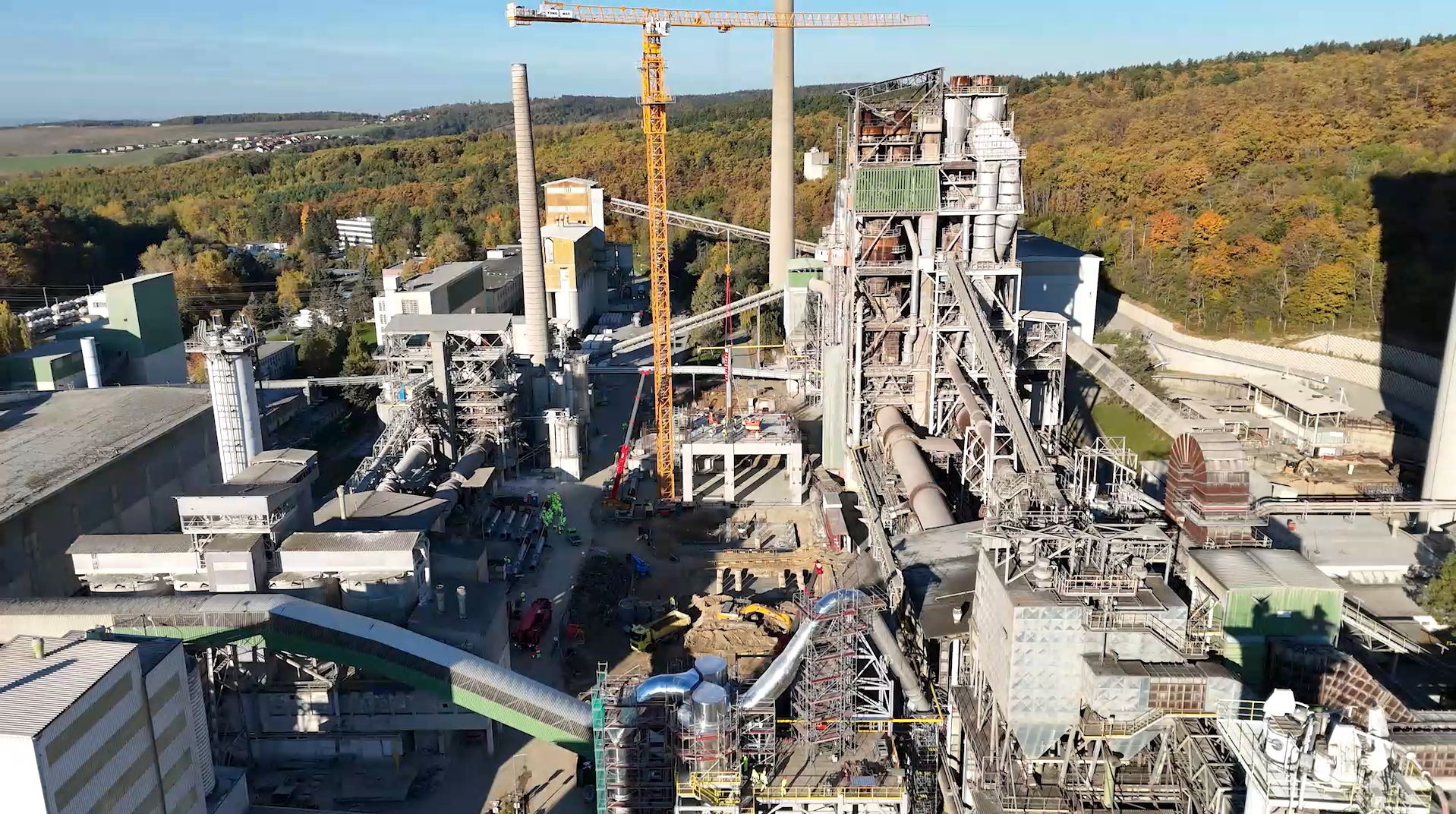 První sloup výměníku Mokrá