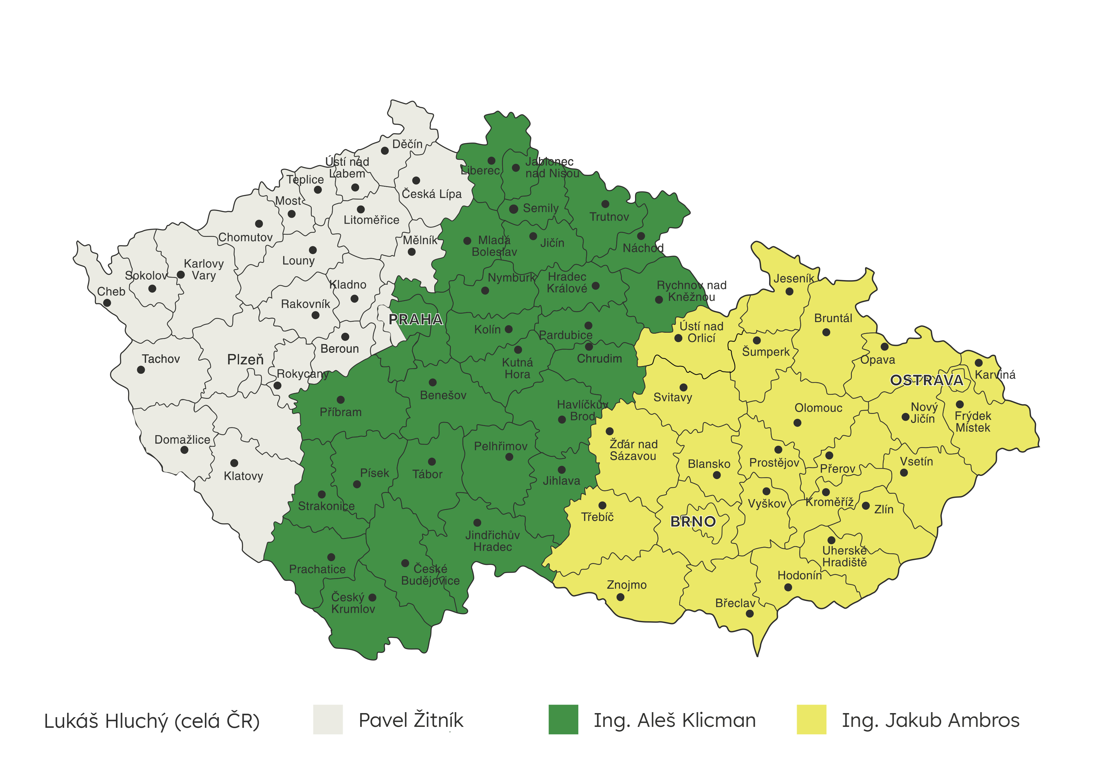 mapa prodejních oblastí